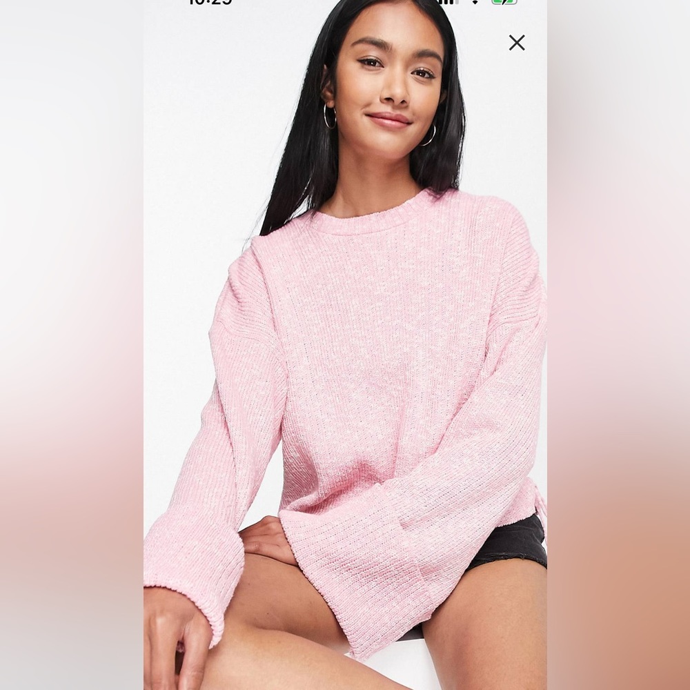 Pink Knit Sweater Size Small